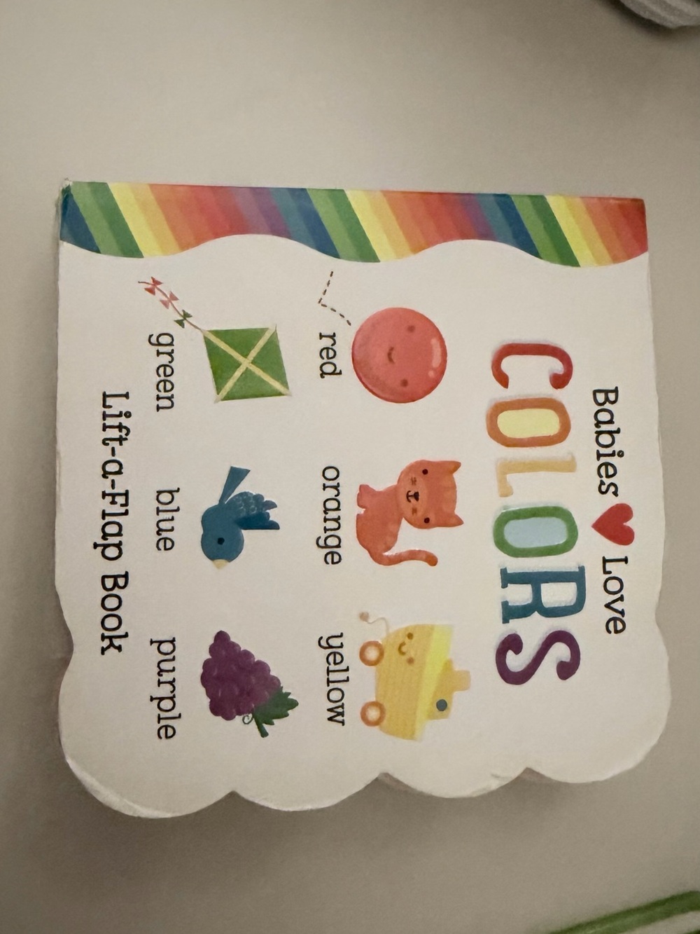 COLORS Lift-a-Flap Book - White